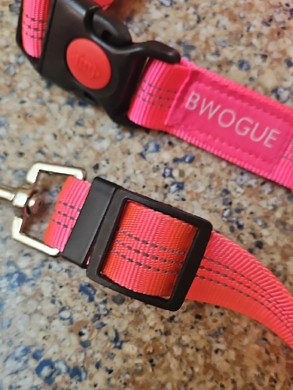 BWOGUE NEW Pink Reflective Dog Seatbelt Restraint Leash